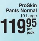 Tena Pro Skin Pants Normal (Large)-10 Per Pack