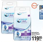 Active Care Adult Diaper (Large)-10 Per Pack