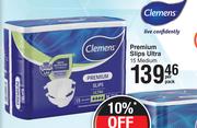 Clemes Premium Slips Ultra (Medium)-15 Per Pack