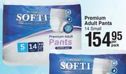 Softi Premium Adult Pants (Small)-14 Per Pack