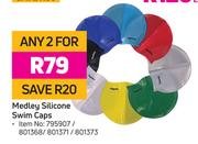 Medley Silicone Swim Caps-For Any 2