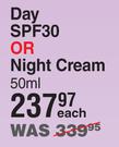 Celltone Day SPF30 Or Night Cream-50ml Each