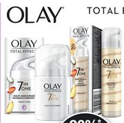 Olay 7 In One Night Moisturiser 50ml Or 7 In One Moisturiser + Serum Duo SPF20 40ml-Each