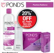 Pond's 3 In 1 Brightening Micellar Water 400ml Or Bright And Fresh Tone Toner 150ml-Each