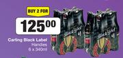 Carling Black Label Handies-For 2 x 6 x 340ml