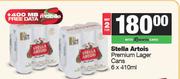 Stella Artois Premium Lager Cans-For 2 x 6 x 410ml