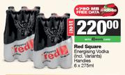 Red Square Energising Vodka (Incl. Variants) Handies-For 2 x 6 x 275ml