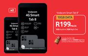 2 x Vodacom Smart Tab 8"  + Sim 10GB Data