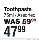 Parodontax Toothpaste Assorted-75ml