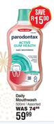 Parodontax Daily Mouthwash Assorted-500ml