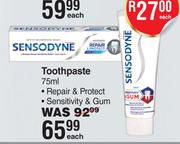 Sensodyne Toothpaste-75ml Each