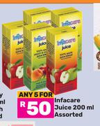 Infacare Juice Assorted-For 5 x 200ml
