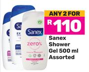 Sanex Shower Gel Assorted-For Any 2 x 500ml