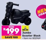 Big Jim Jumbo Scooter Black-Each