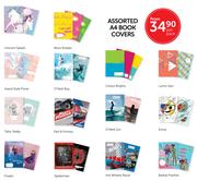 Assorted A4 Book Covers-Per Pack