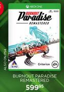 Xbox One Burnout Paradise Remastered