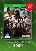 Xbox One Metal Gear Survive