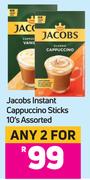 Jacobs Instant Cappuccino Sticks 10's Pack- For Any 2