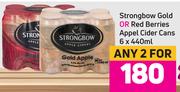 Strongbow Gold Or Red Berries Appel Cider Cans 6 x 440ml-For Any 2