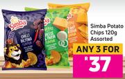 Simba Potato Chips 120g-For Any 3