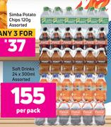 Soft Drinks 24 x 300ml-Per Pack