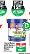 Home Butler Multi Surface Cleansing Wipes 400 Wipes