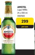 Amstel Lager NRBs-24 x 330ml Per Case