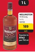 Wellington VO Brandy-1L Each