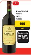 Kanonkop Kadette-1.5L Each