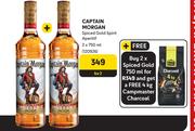 Captain Morgan Spiced Gold Spirit Aperitif-2 x 750ml