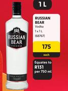 Russian Bear Vodka-1L Each