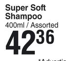 Schwarzkopf Super Soft Shampoo Assorted-400ml 