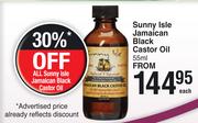 Sunny Isle Jamaican Black Castor Oil-55ml Each