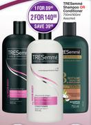 Tresemme Shampoo Or Conditioner Assorted-For 2 x 750ml/900ml