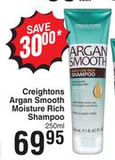 Creightons Argan Smooth Moisture Rich Shampoo-250ml
