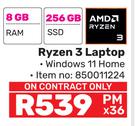HP Ryzen 3 Laptop-Home Internet 200GB