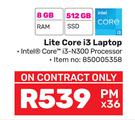 Acer Lite Core i3 Laptop-Home Internet 200GB