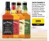 Jack Daniel's Tennessee Whisky, Fire Whisky With Cinnamon Liqueur, Tennessee Honey-750ml Each