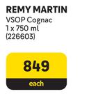 Remy Martin VSOP Cognac-750ml Each