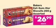 Bakers Eet-Sum-Mor Biscuits Assorted-200g Each
