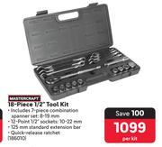 Mastercraft 18-Piece 1/2" Tool Kit-Per Kit