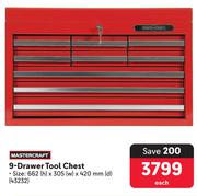 Mastercraft 9-Drawer Tool Chest