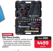 Gedore 100-Piece Toolkit-Per Kit