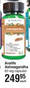 Avalife Ashwagandha-60 Veg Capsules Each