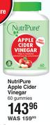 NutriPure Apple Cider Vinegar-60 Gummies
