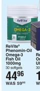 Revite Phenomin Oil Omega 3 Fish Oil 1000mg-30 Softgels