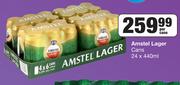 Amstel Lager Cans-24 x 440ml Per Case