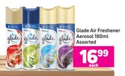 Glade Air Freshener Aerosol Assorted-180ml Each