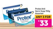 Protex Anti Germ Soap Assorted-For Any 3 x 150g