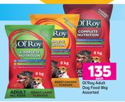 Ol'Roy Adult Dog Food Assorted-8kg Each